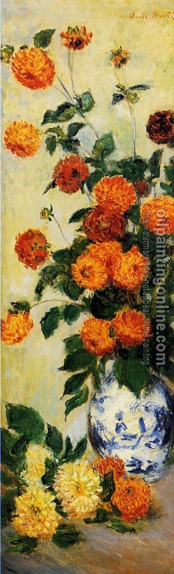 Monet, Claude Oscar - Dahlias
